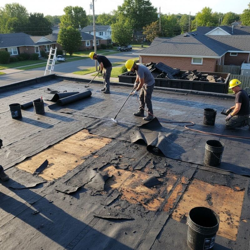 Local Flat Roofing pros at work
